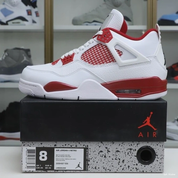 1st Kicks ALTERNATE RETRO JORDAN4 Kimikick AIR EasyMatch 1978 1201